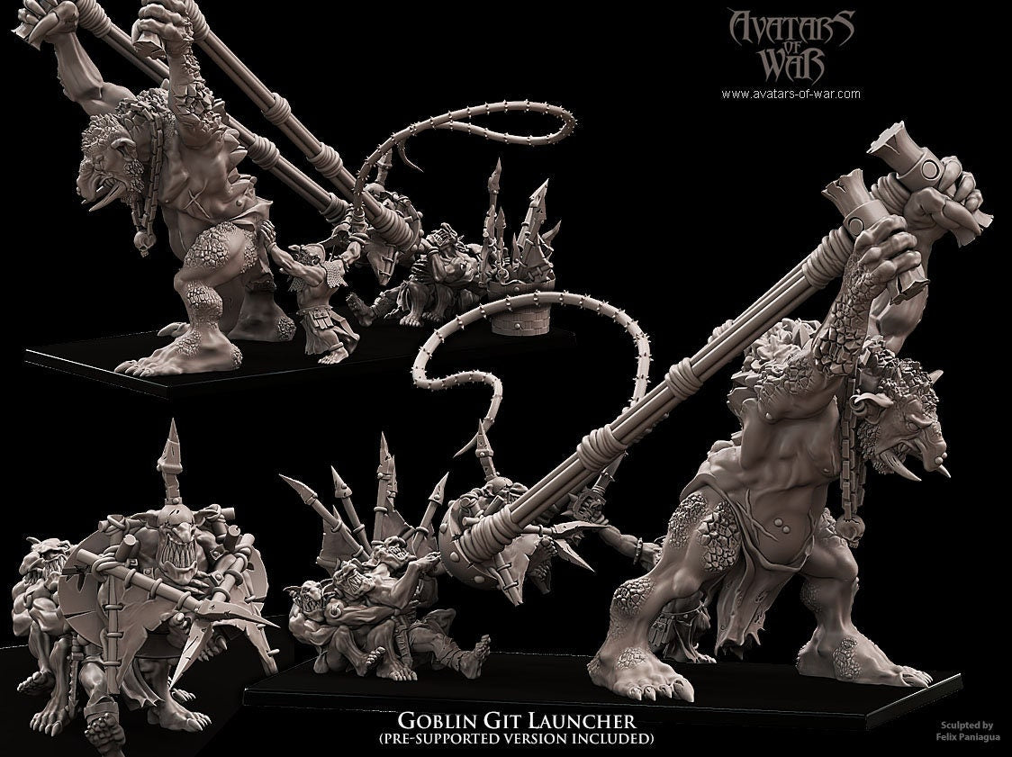 3D Printed Goblin Git Launcher by Avatars of War