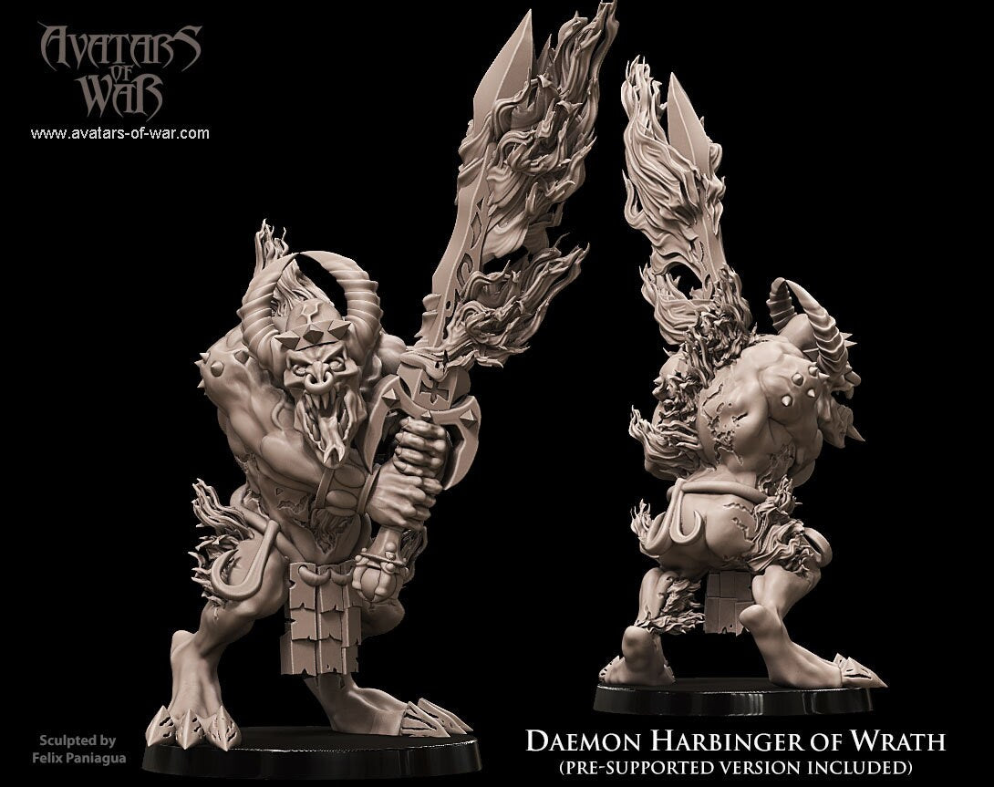 3D printed Harbinger of Wrath by Avatars of War