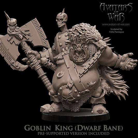 3D printed Goblin King by Avatars of War