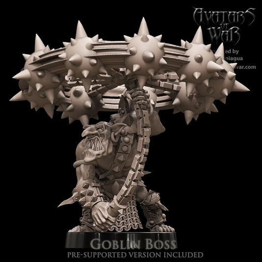 3D printed Goblin Boss by Avatars of War