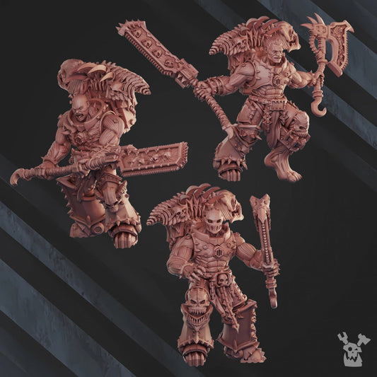 3d Printed Possessed Butchers x5 by DakkaDakka Miniatures