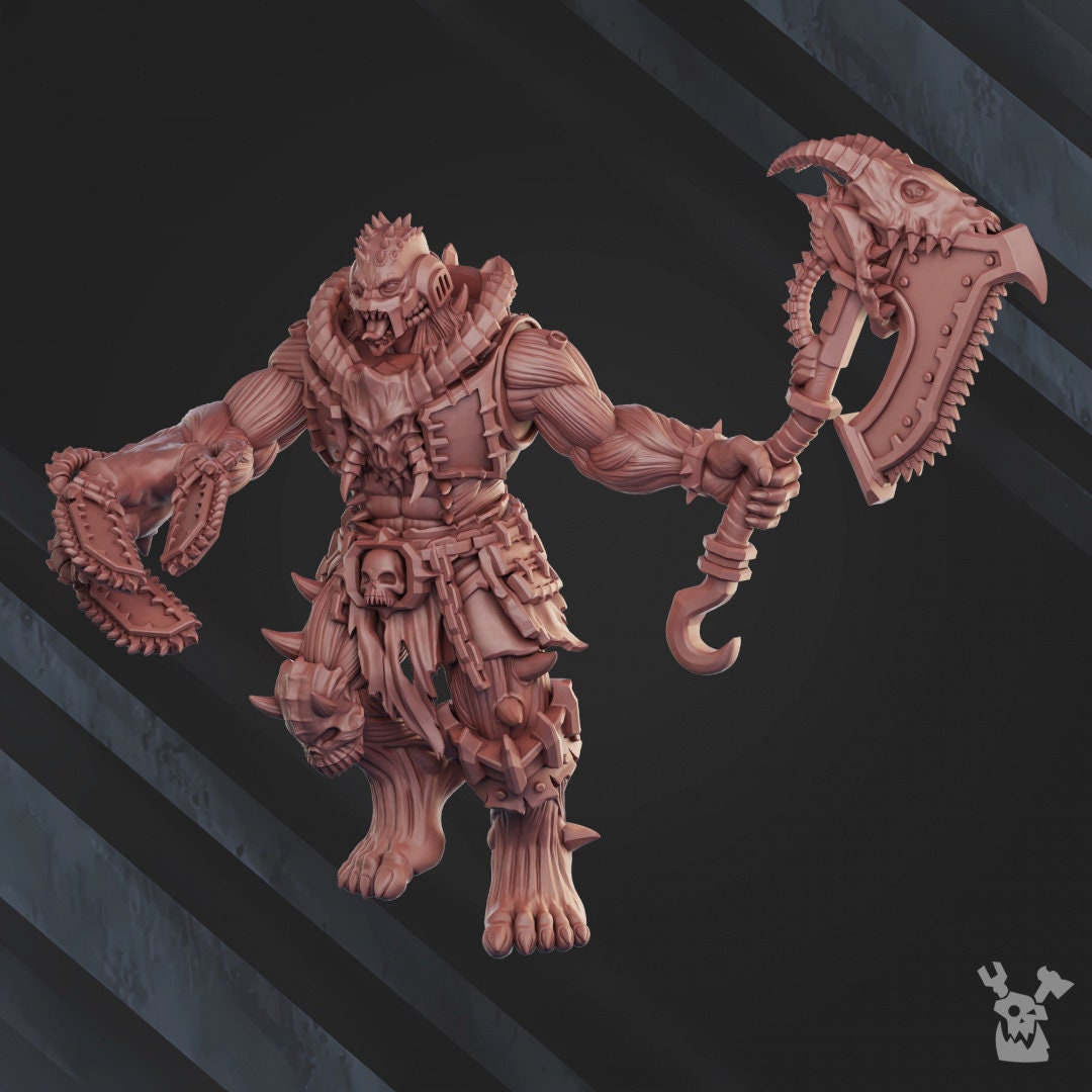 3d Printed Cursed Bone Shredders by DakkaDakka Miniatures