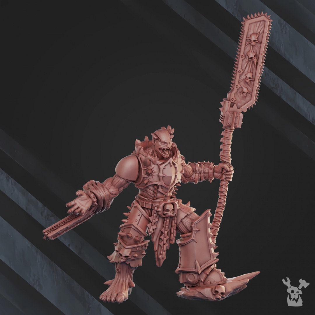 3d Printed Cursed Bone Shredders by DakkaDakka Miniatures