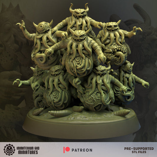3d Printed Swampling Gang by Immaterium God Miniatures