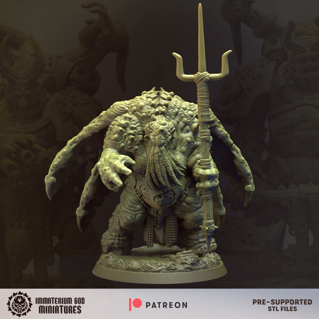 3d Printed Morbidus Herald by Immaterium God Miniatures