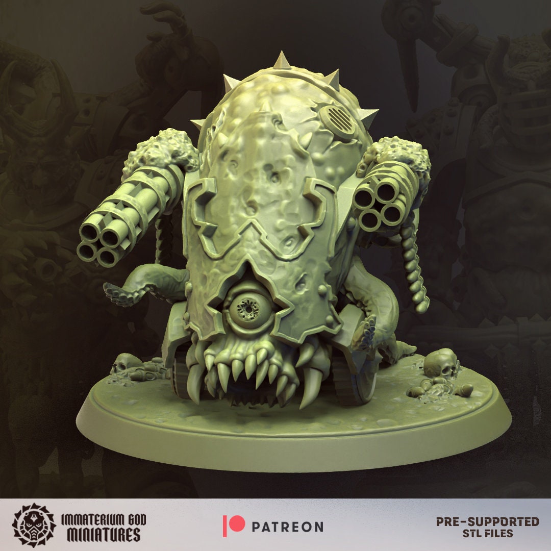 3d Printed Fetid Spankler by Immaterium God Miniatures