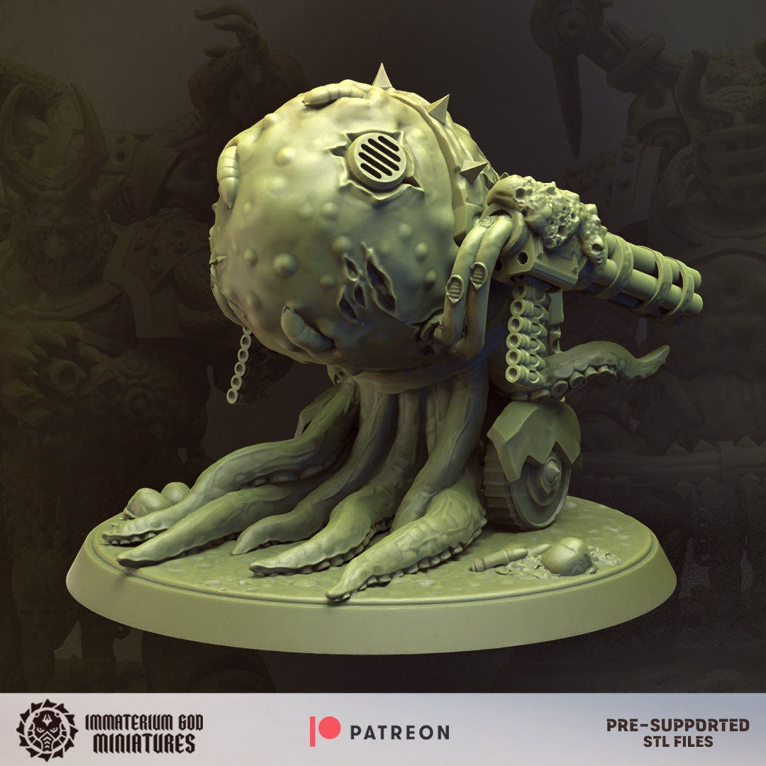 3d Printed Fetid Spankler by Immaterium God Miniatures