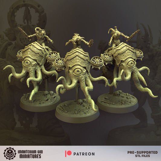 3d Printed Blind Riders x3 Immaterium God Miniatures