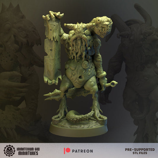 3d Printed Plague Prophet by Immaterium God Miniatures