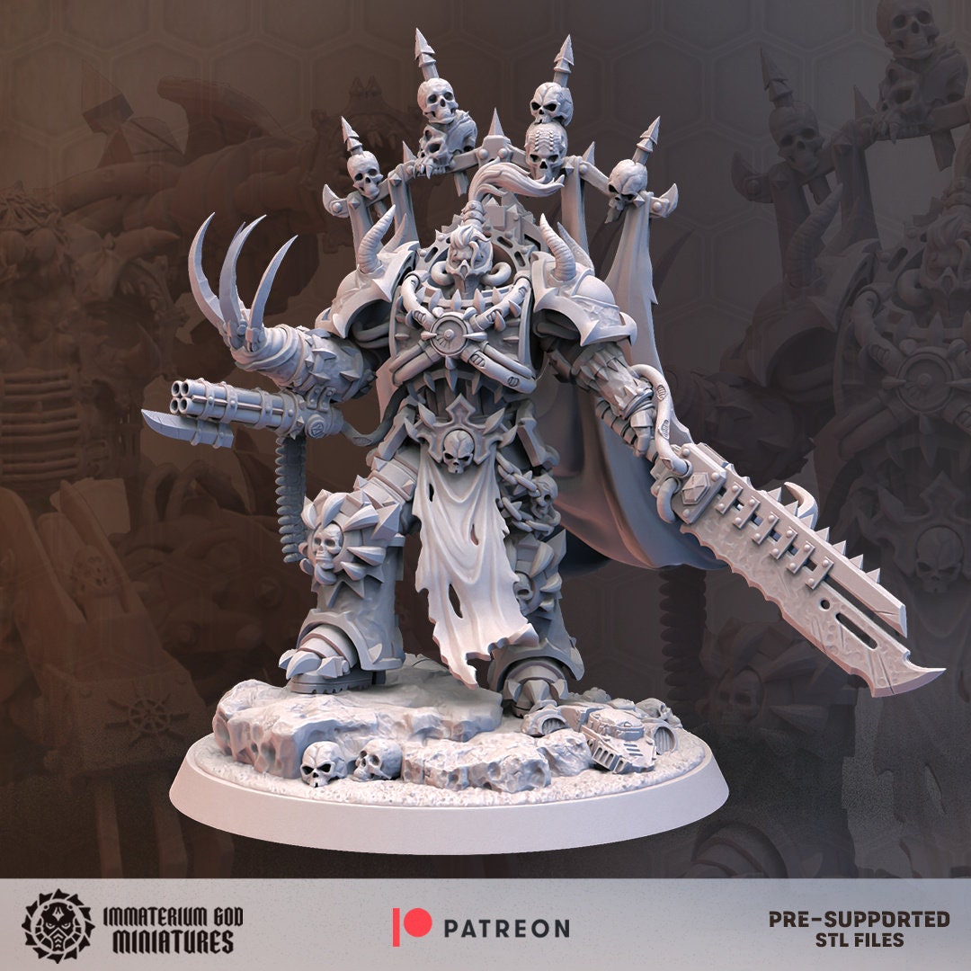 3d Printed Drakka Emmersyn, The Abuser by Immaterium God Miniatures