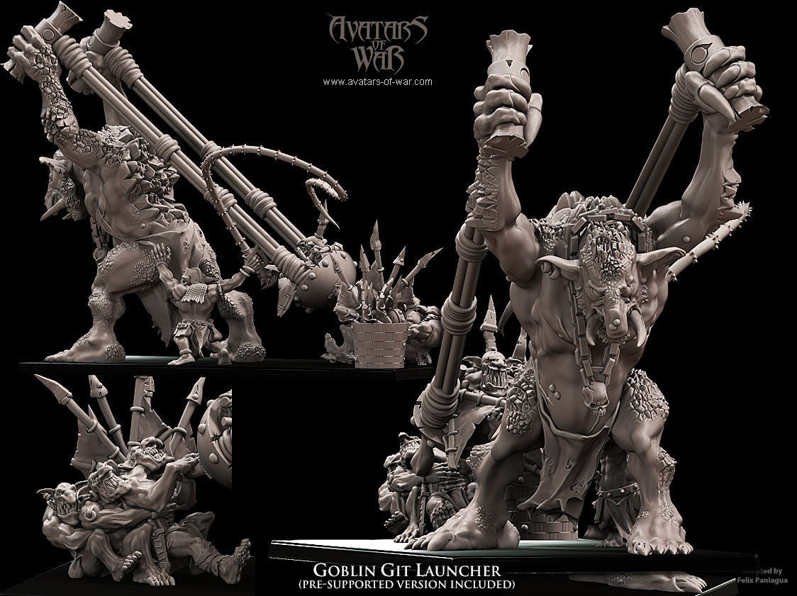 3D Printed Goblin Git Launcher by Avatars of War