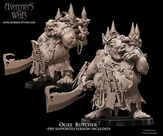 3D printed Ogre Butcher by Avatars of War