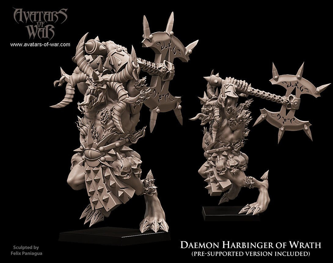 3D printed Harbinger of Wrath by Avatars of War