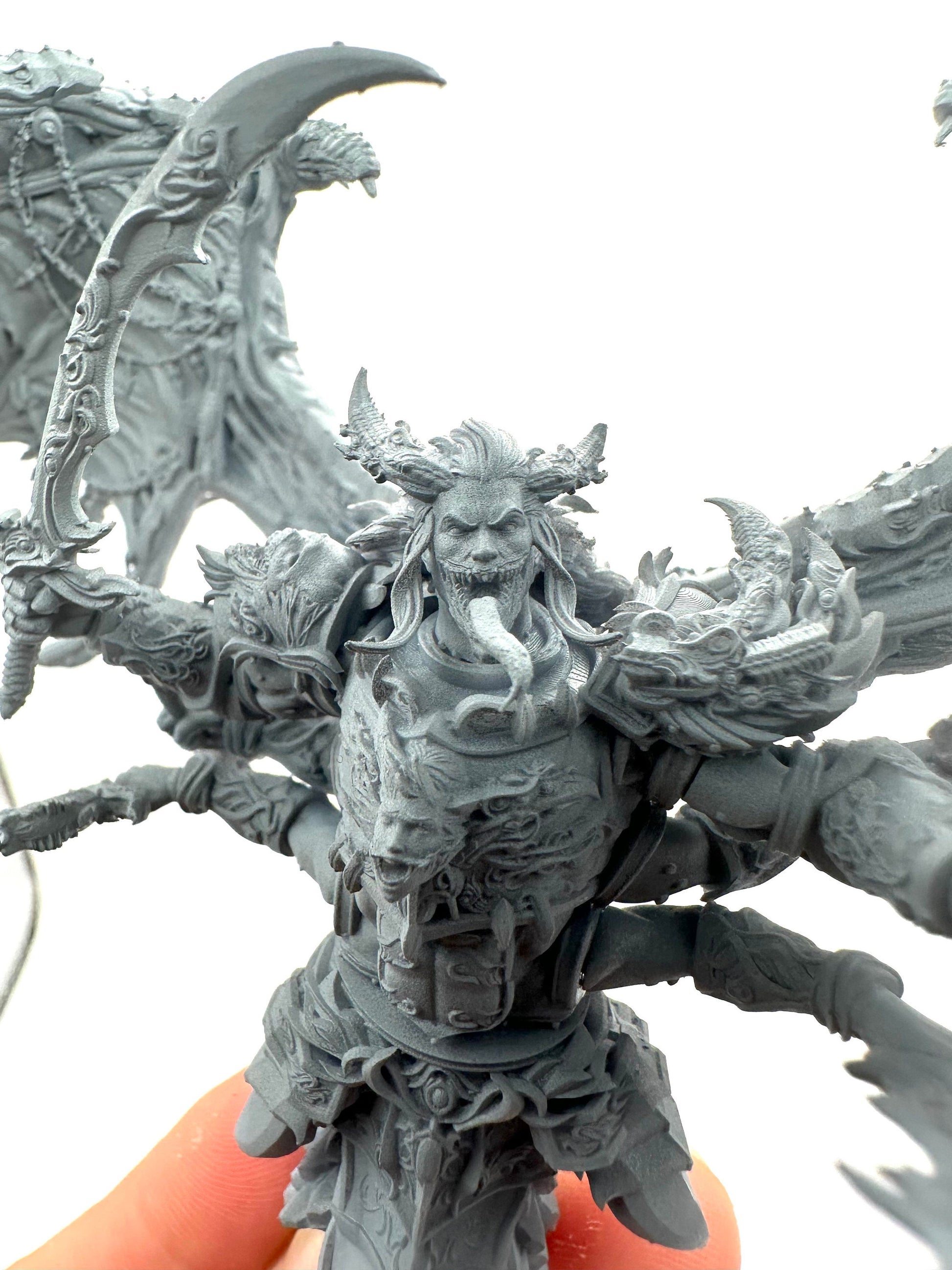 3D Printed Giant Daemon Snake by 3DArtGuy Miniatures – Last Hope Miniatures