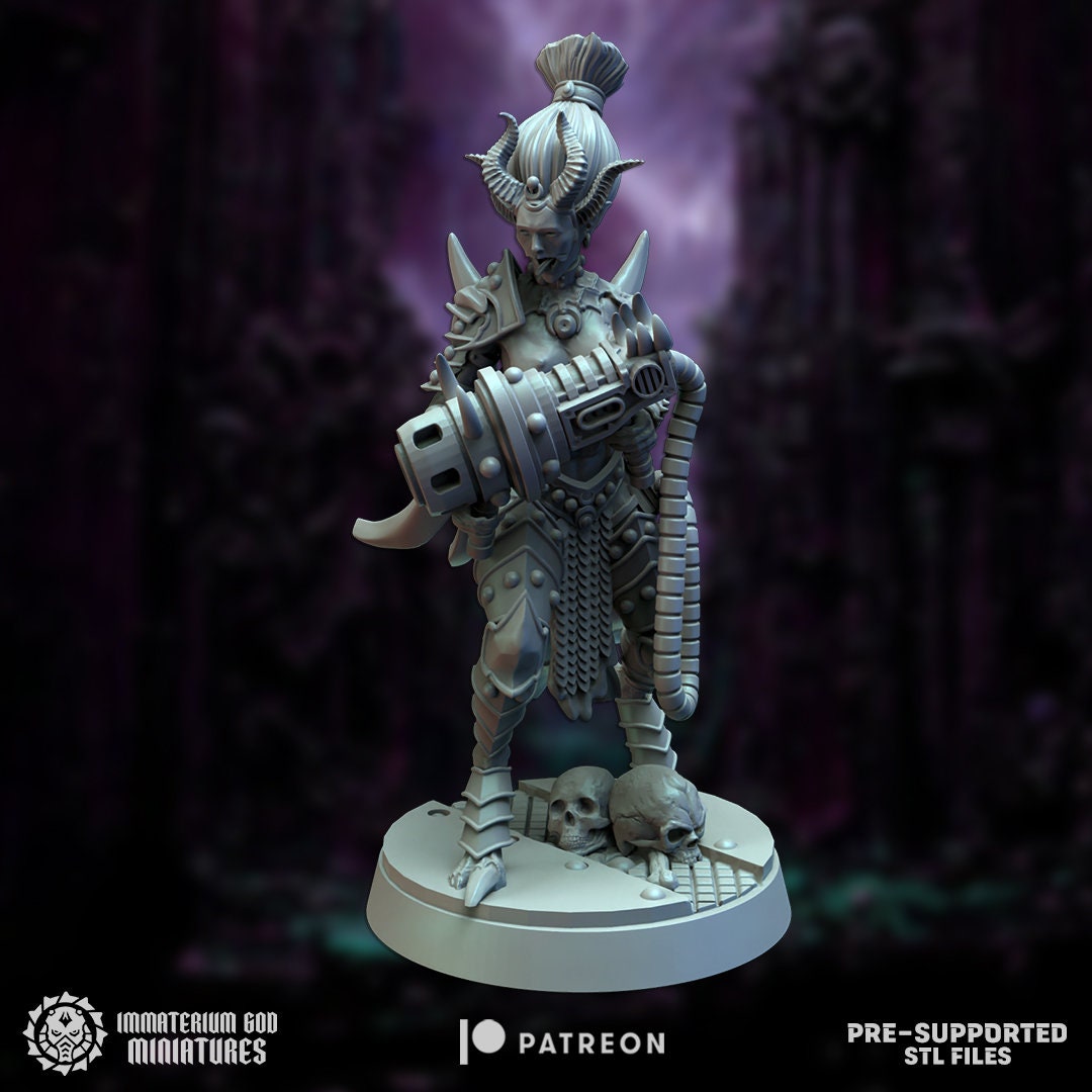 3d Printed Torture Fanatics x5 by Immaterium God Miniatures