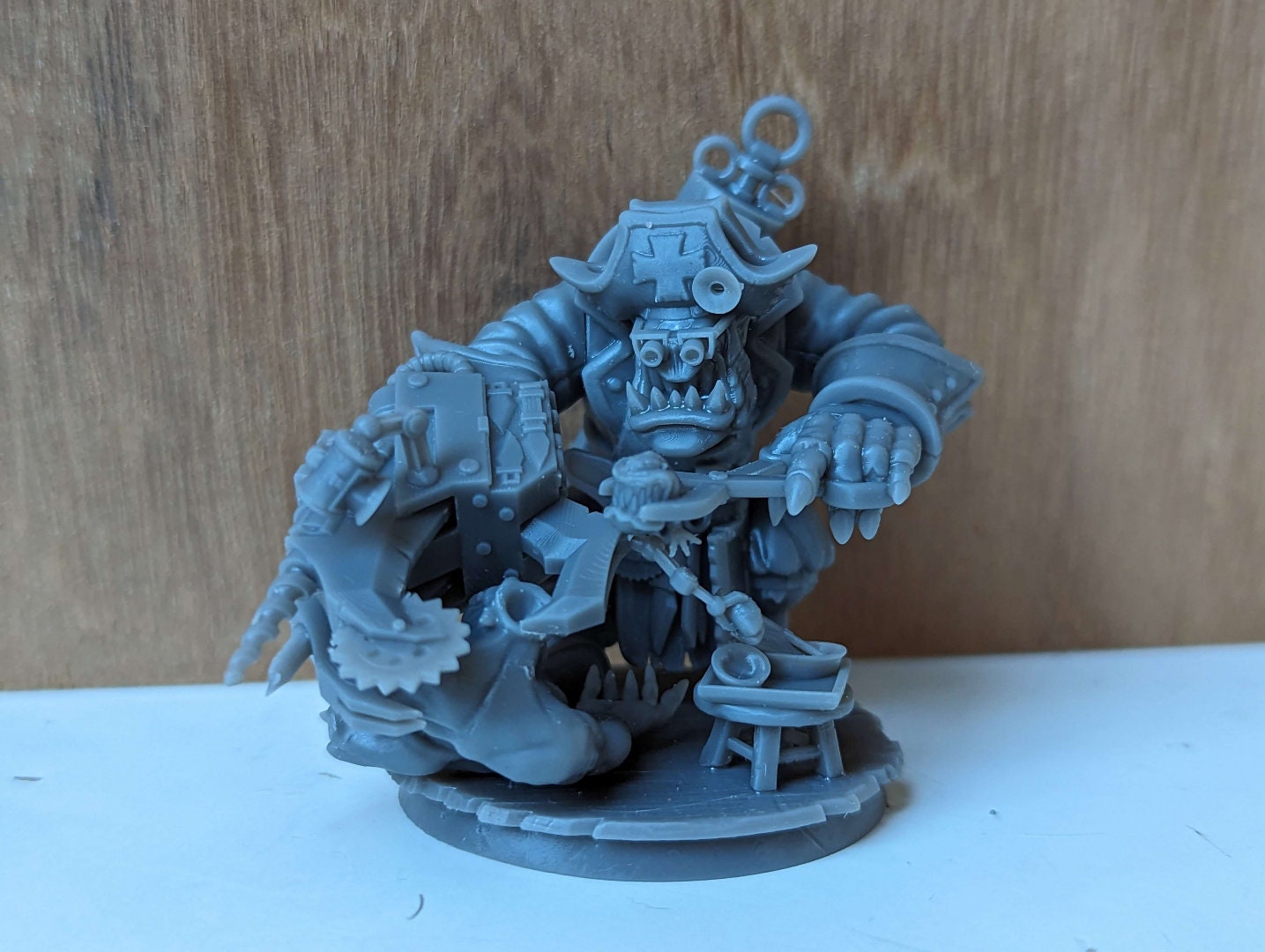 3d Printed Ork Pirate Dokta by Mekka Miniatures