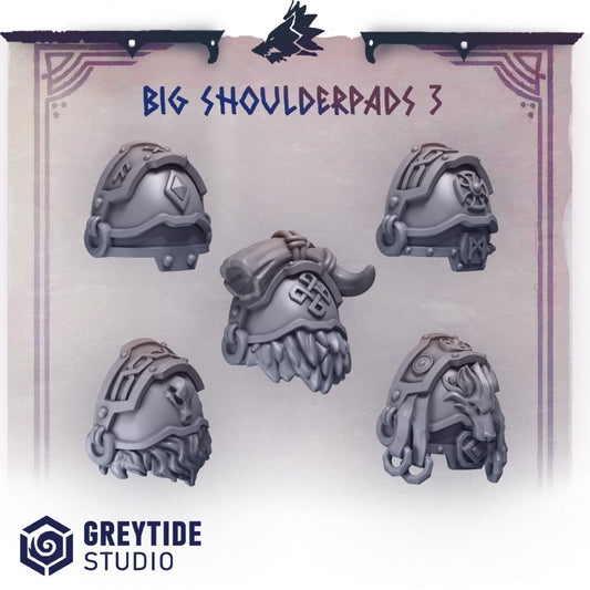 3d Printed Primal Hounds Shoulderpads x10 by Greytide Studio