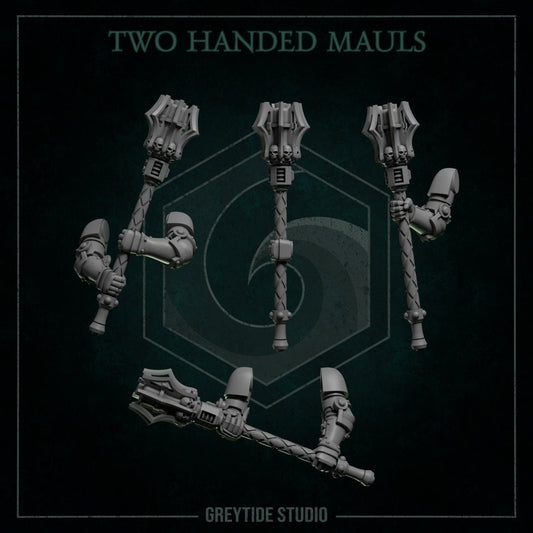 3d Printed Two Handed Mauls x6 by Greytide Studio