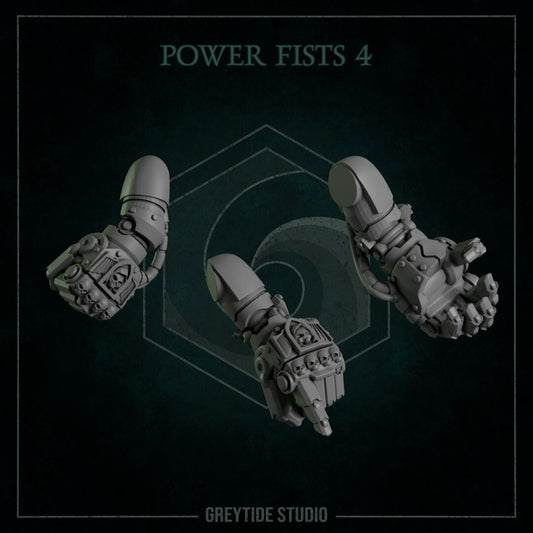 3d Printed Fists x6 by Greytide Studio