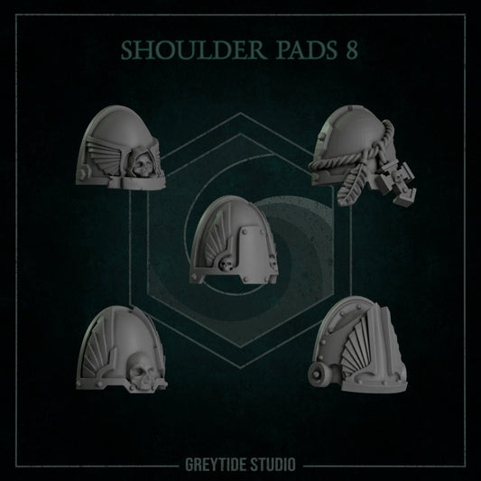 3d Printed Angel Wing Shoulderpads x10 by Greytide Studio