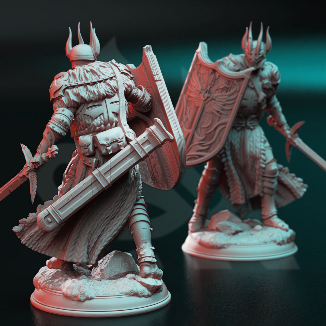 3D Printed Divine Paladin of Conquest by DM Stash