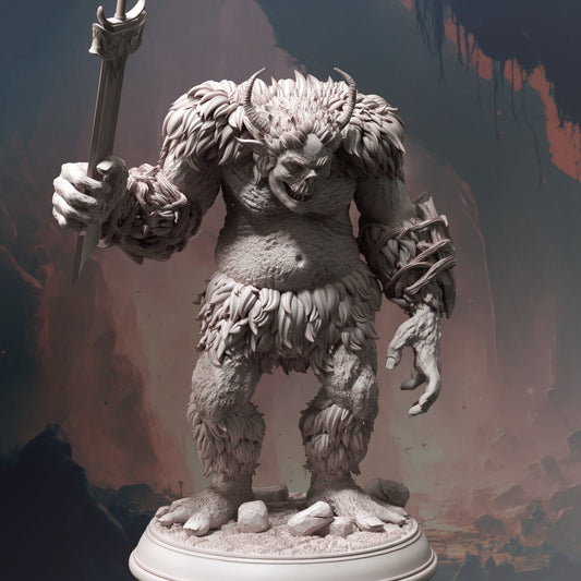 3D Printed Cave Troll by DM Stash