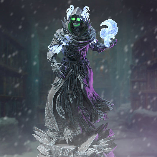 3D Printed Frozen Lich by DM Stash