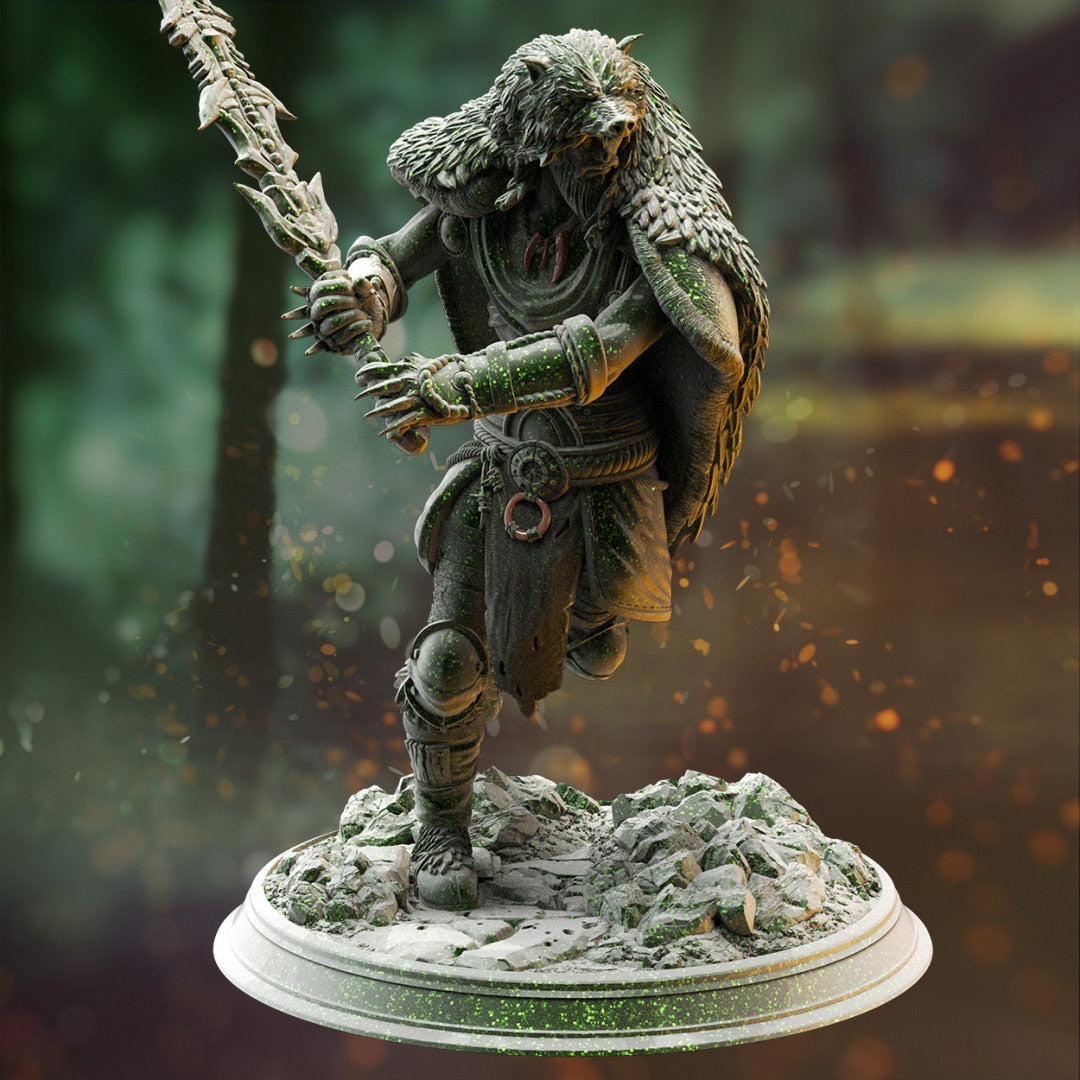 3D Printed Druidic Barbarian by DM Stash