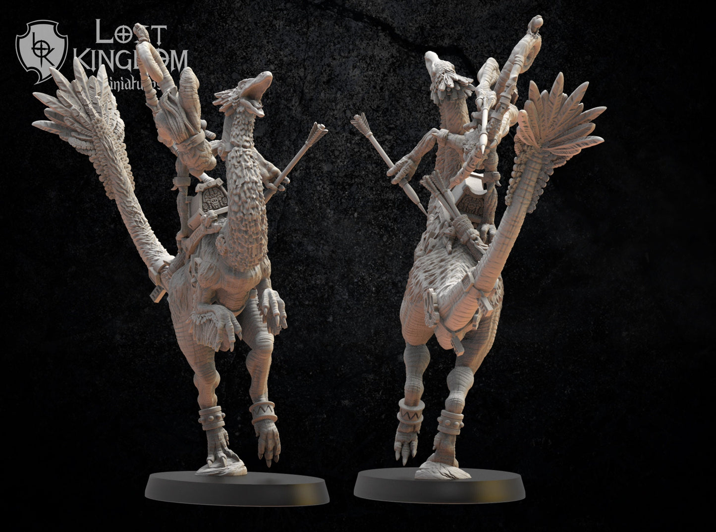 3d Printed Chameleon Heroine by Lost Kingdom Miniatures