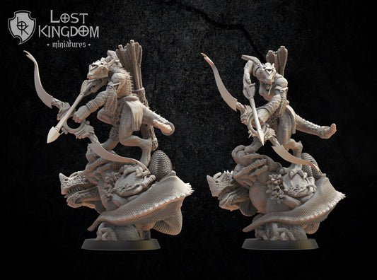 3d Printed Atlacoya, The Sunarcher by Lost Kingdom Miniatures