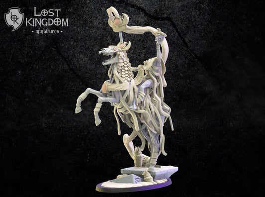 3d Printed Seb, The Headless Sorcerer by Lost Kingdom Miniatures