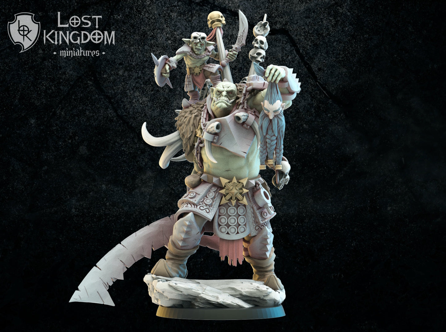 3d Printed Uhur & Ofduk, The Unchained, by Lost Kingdom Miniatures