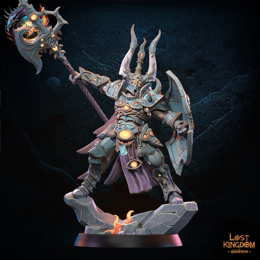 3d Printed Supreme Sorcerer of Chaos by Lost Kingdom Miniatures