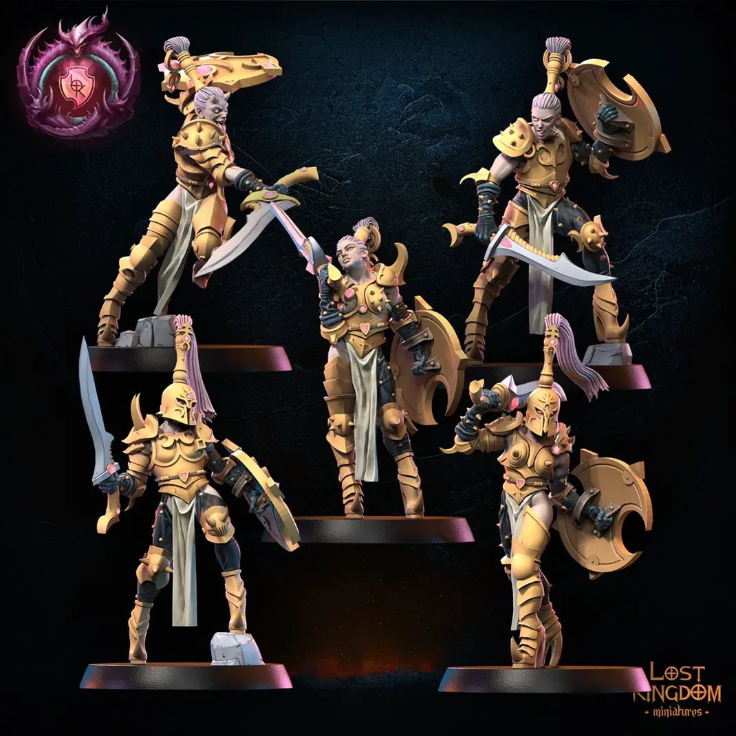 3d Printed Depravation Regiment x10 by Lost Kingdom Miniatures – Last ...