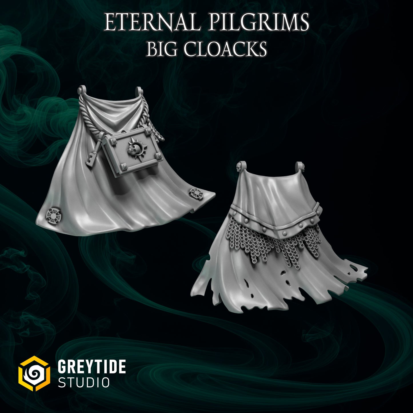 3d Printed Eternal Pilgrim Big Cloaks x5 by Greytide Studio