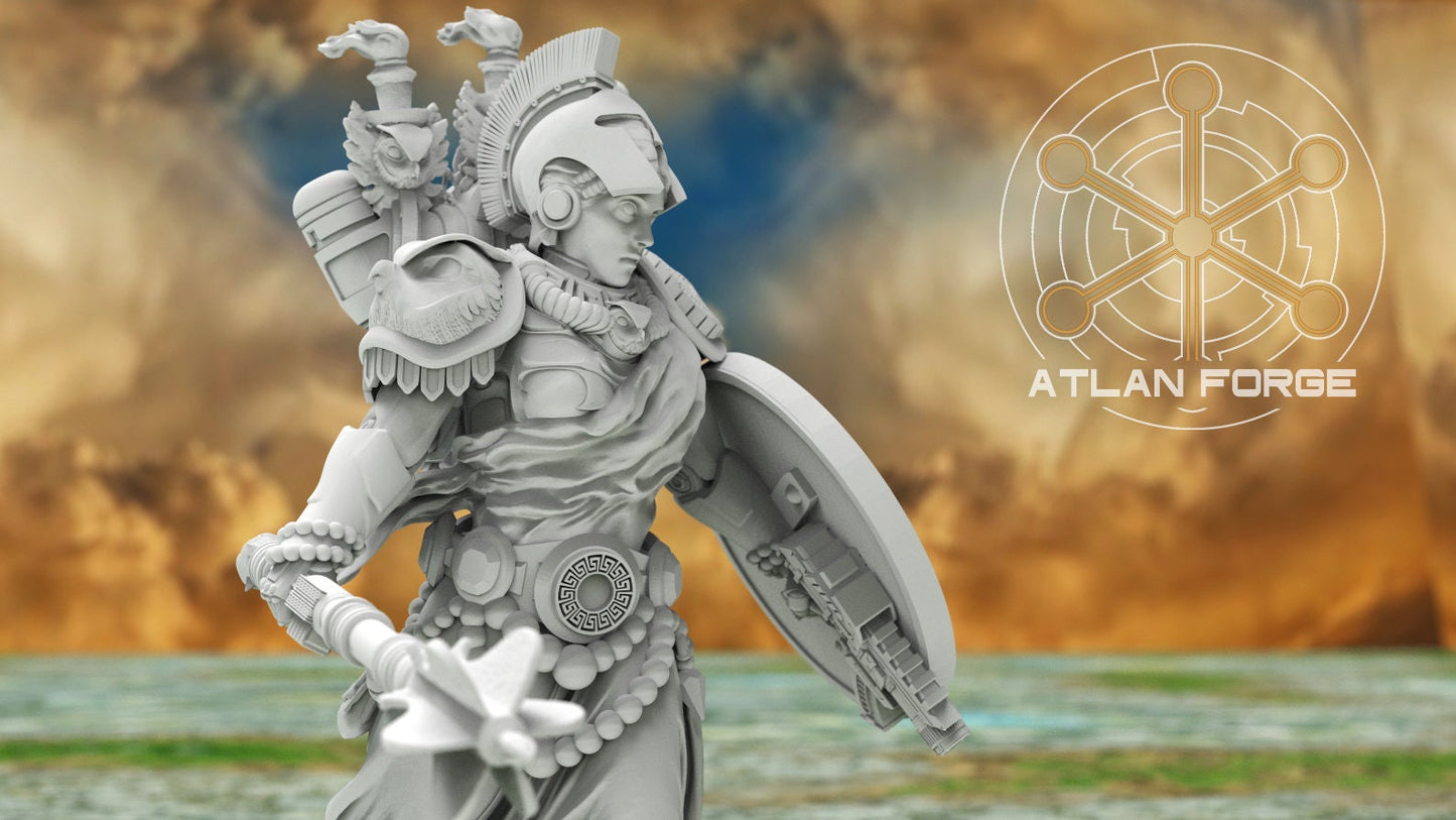 3d Printed Minoan Athenai x5 by Atlan Forge Miniatures