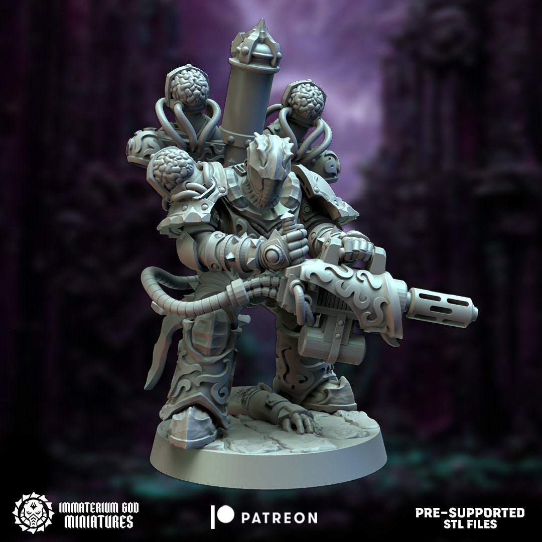 3d Printed Eternal Punishers x6 by Immaterium God Miniatures