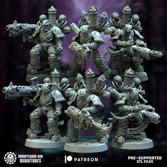 3d Printed Eternal Punishers x6 by Immaterium God Miniatures