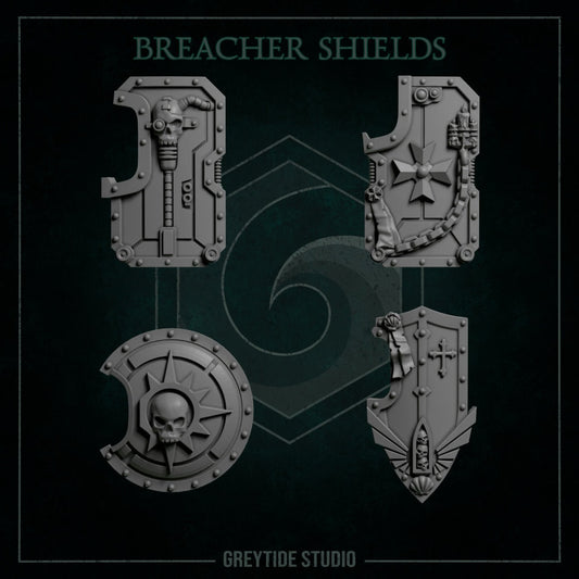 3d Printed Breacher Shields x8 by Greytide Studio