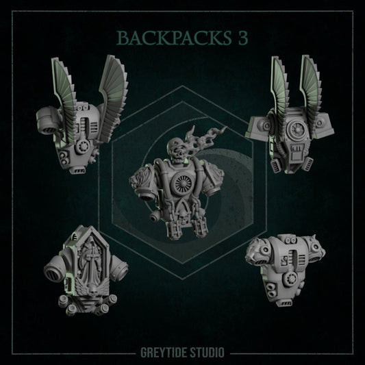 3d Printed Backpacks x10 by Greytide Studio