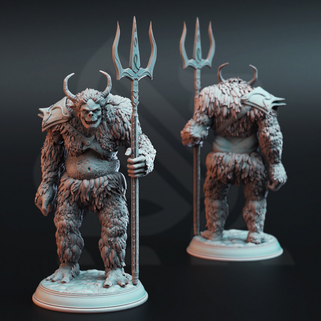 3D Printed Snow Trolls by DM Stash