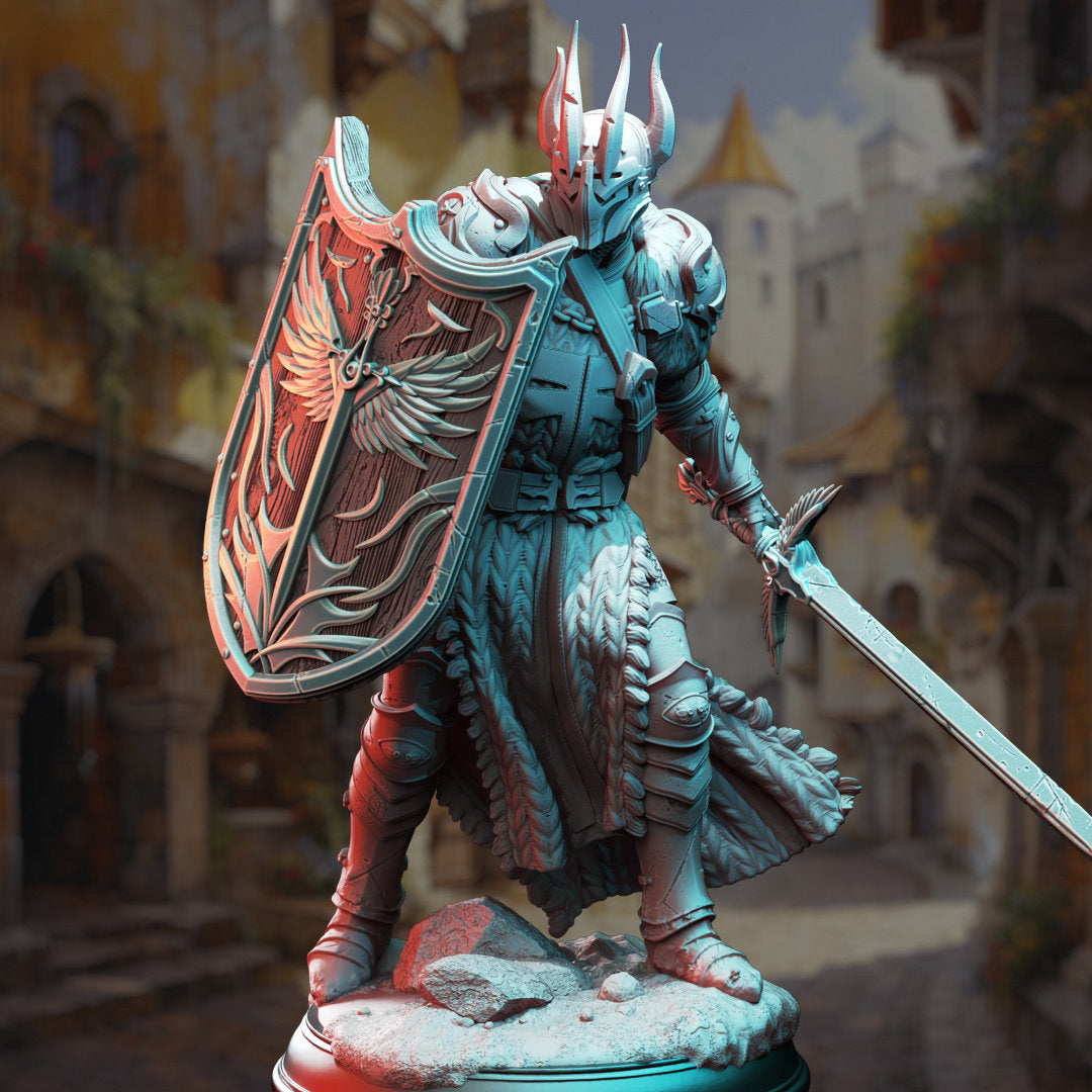 3D Printed Divine Paladin of Conquest by DM Stash