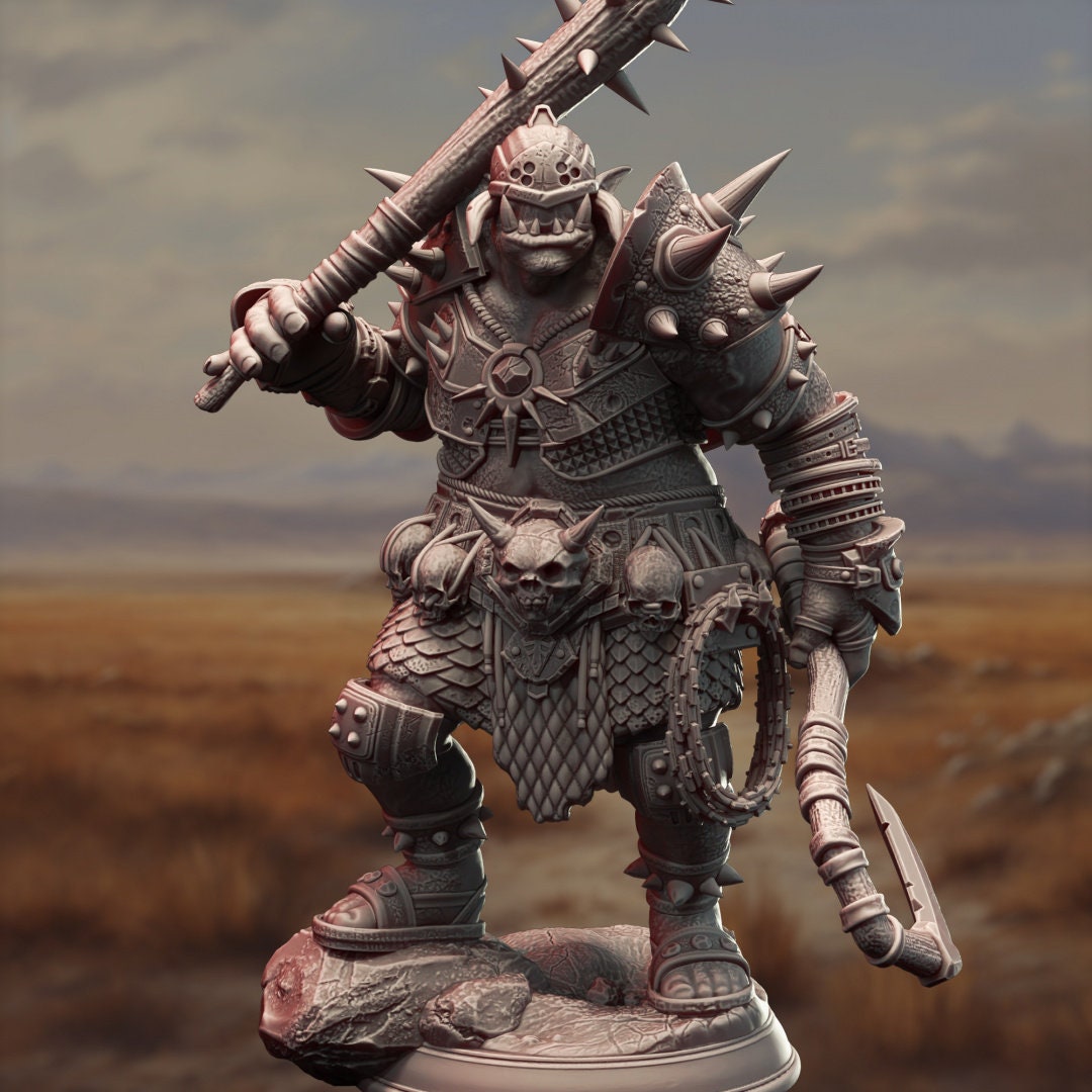 3D Printed Orc War Captain by DM Stash