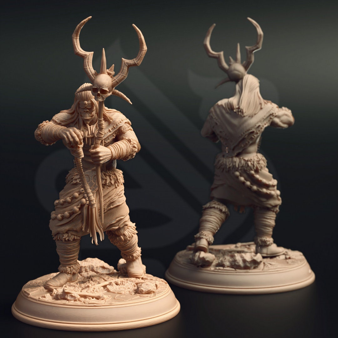 3D Printed Orc Tribal Warriors by DM Stash