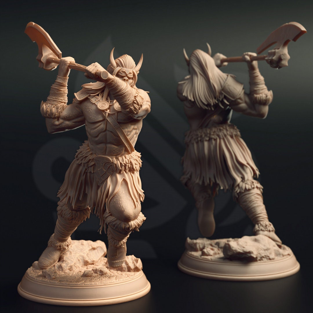 3D Printed Orc Tribal Warriors by DM Stash