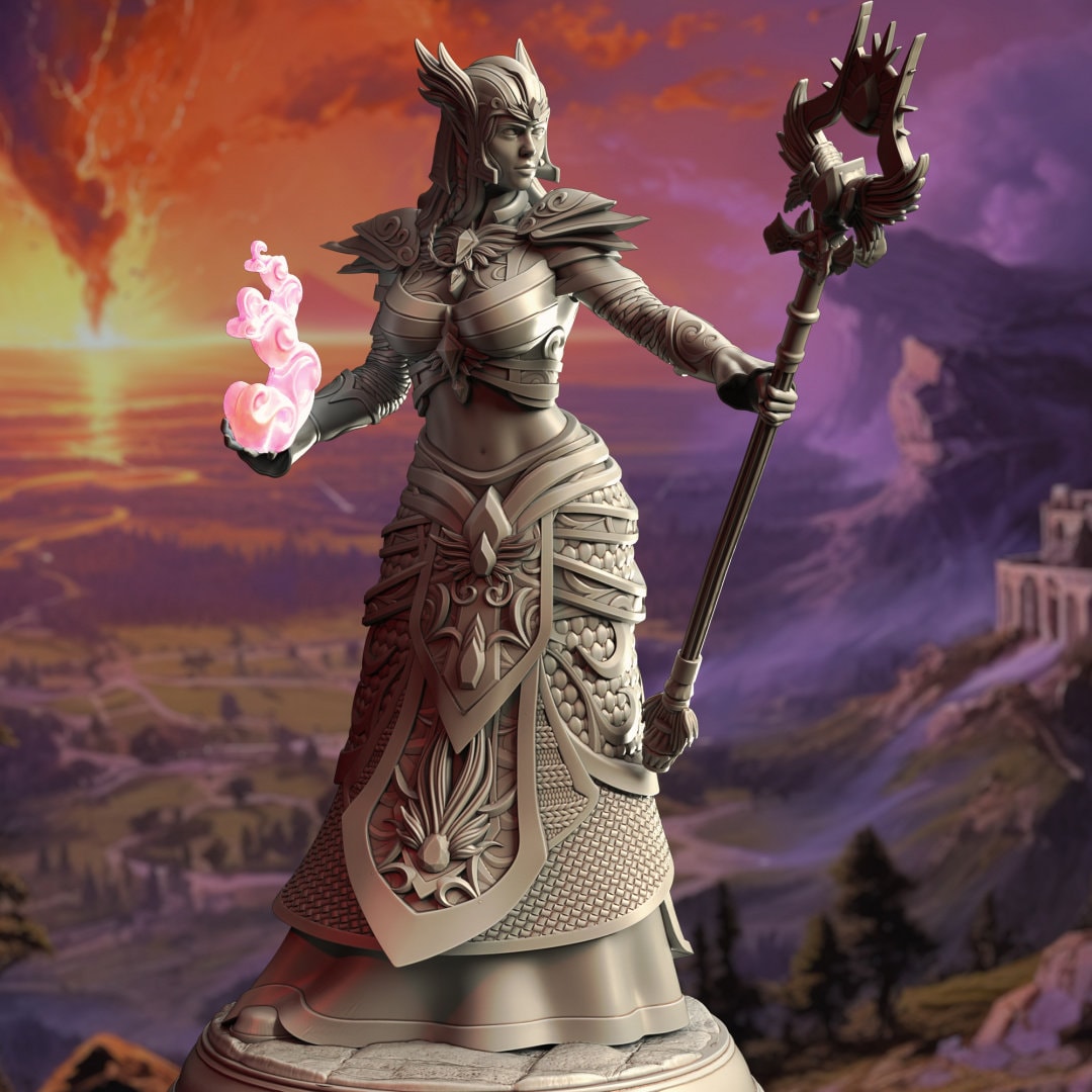 3D Printed High Elf Witch Queen by DM Stash