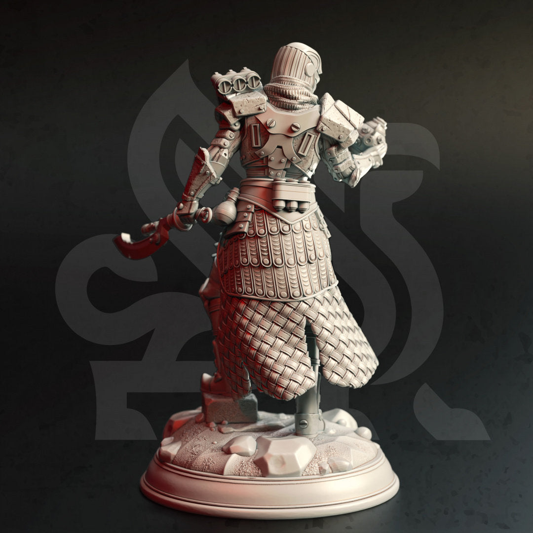 3D Printed Warforged Artificer by DM Stash