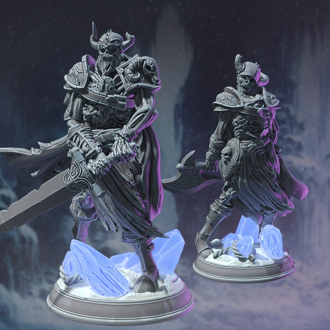 3D Printed Undead Warriors x2 by DM Stash