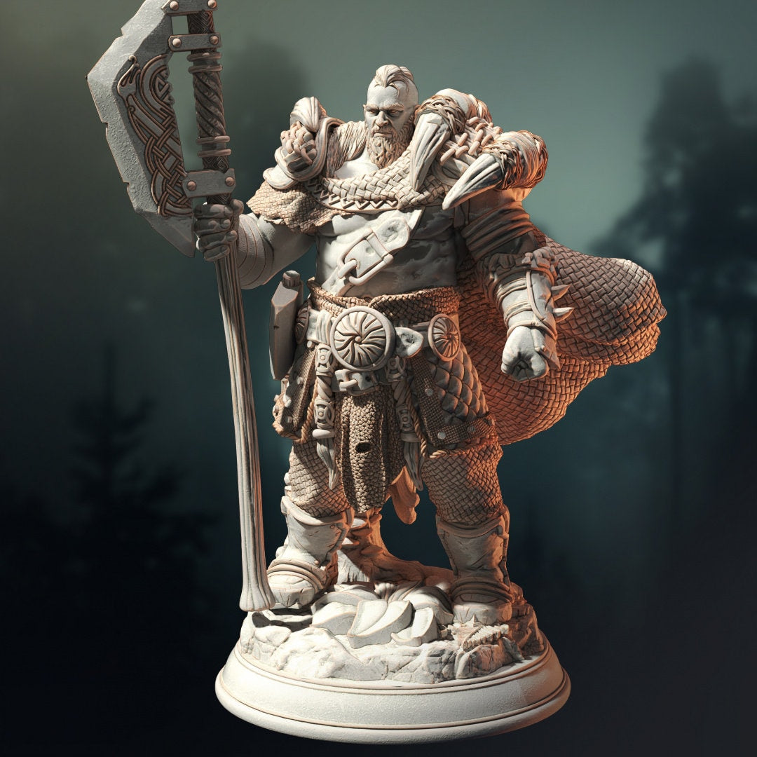 3D Printed Viking Barbarian Berserker by DM Stash