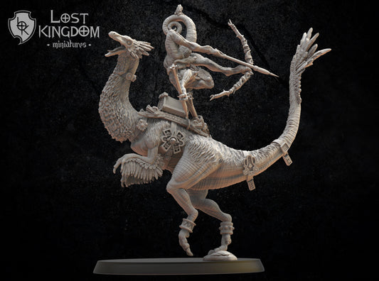 3d Printed Chameleon Heroine by Lost Kingdom Miniatures